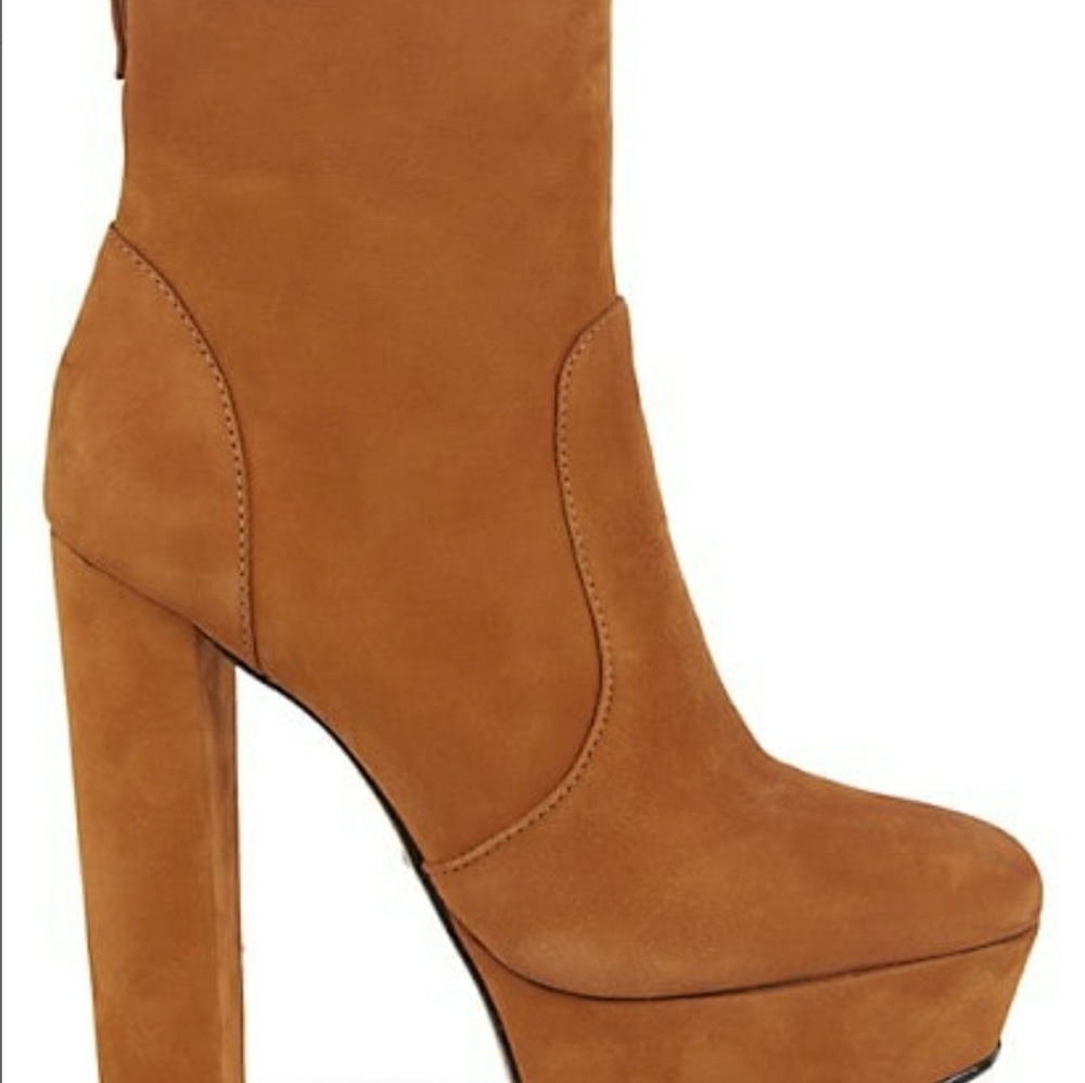 NWT - Schutz July Suede Leather Platform Boots